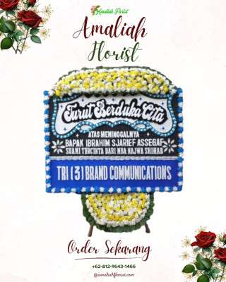 Papan Bunga Duka di Rajabasa