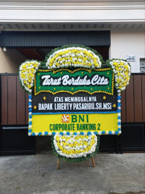 Papan Bunga Duka di Rajabasa