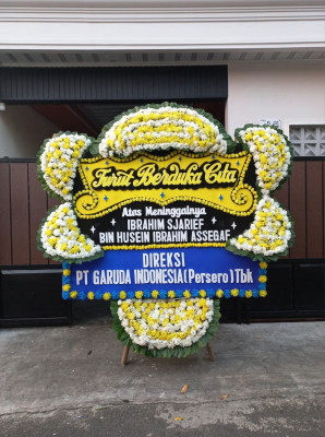 Papan Bunga Duka di Rajabasa